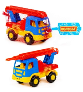 Машина Пожарная "Тёма" ПОЛЕСЬЕ, 16*8*11см, спецмашина (красный) в сетке