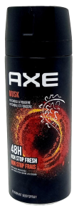 Дезодорант спрей "Axe musk", Фужерные патчули, 150мл, муж.