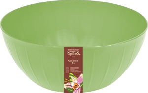 Салатник Sugar&Spice Vanilla 5л, 28*28*11см, цв. фисташка