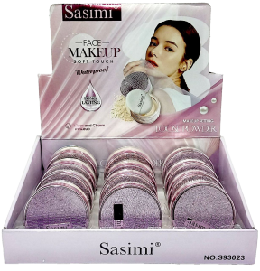 Пудра для лица "Sasimi" 12гр, 12шт (ЦЕНА ЗА 1ШТ) микс