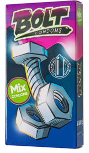 Презервативы Bolt Condoms 6в1, 24шт (ЦЕНА ЗА 24ШТ) 