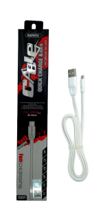 Кабель сетевой USB - Micro USB белый / Remax Full Speed / 1м