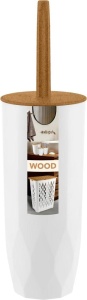 Набор для туалета (ершик+подставка) Keeplex Wood 10*35см