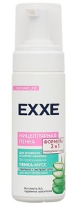 Пенка Мицеллярная мусс для умывания "Exxe" 150мл, очищение+уход
