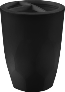 Стакан для ванной комнаты, 8*10,5см, Keeplex Light черный лотос
