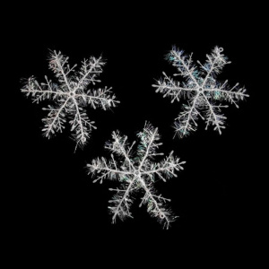 Снежинки 15*см, 3шт в упаковке 