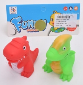 Игрушка для ванной "Динозаврик" 5*7см, микс, в пакете