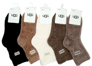 Носки дет. "UGG" возр. 7-9 (ЦЕНА ЗА 10ПАР) шерсть ламы, микс