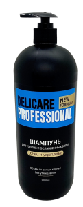 Шампунь для окрашенных объем и укрепление 1000мл DELICARE Professional