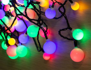 Гирлянда Лампочка разноцветн. 3м, 40LED