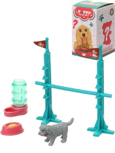А2 Игровой набор животных "Собака в коробке", 5,9 см х 6,1 см, микс, в коробке