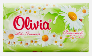 Мыло туалетное 90гр, 6шт (ЦЕНА ЗА 6ШТ) Ромашка, Olivia