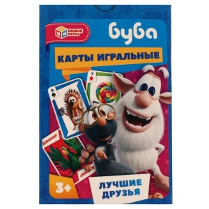Игральные карты «Буба. Лучшие друзья» ТМ «Умные игры» 60х90х20мм, в кор.