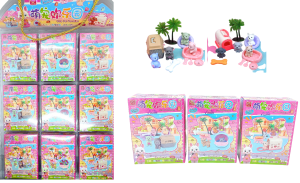 Игровой набор с животными 13*10см, 9шт (ЦЕНА ЗА 1ШТ), микс, в кор.