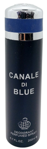 Дезодорант-спрей "Canale Di Blue" 200мл, муж., 12шт (ЦЕНА ЗА 1ШТ)