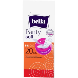 Прокладки гигиенически ежедневные Bella Panty Soft 2 капли 20 шт