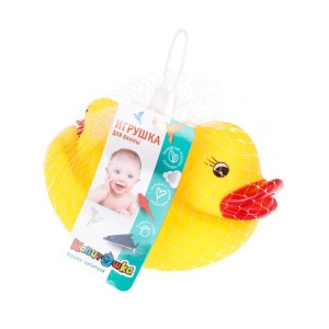 Игрушки для ванной 15*12*9см КАПИТОШКА, в сетке