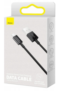 Кабель USB - MicroUSB, Baseus Superior Series , 2м CAMYS-A01 (черный), в кор.