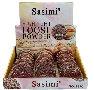 Пудра для лица "Sasimi" 12гр, 12шт (ЦЕНА ЗА 1ШТ) микс