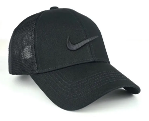 Кепка с сеточкой муж. Nike 26*20см, черн.
