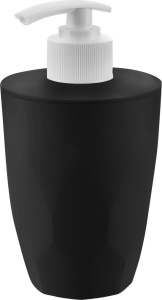 Дозатор для жидкого мыла Keeplex Light, 8*14см, черный лотос