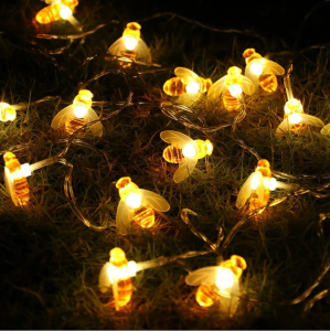 яяя Гирлянда 3,5м Пчелка, 40LED, d=3,5, желт. былый провод