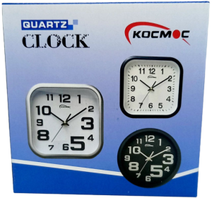 Часы настенные "Космос" 21*4,5 см, микс, в кор.