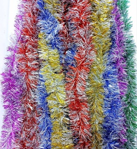 яяя Мишура 2м, d=8см (ЦЕНА ЗА 10ШТ) микс