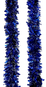 Мишура (9см*1,7м), синяя, (ЦЕНА ЗА 10ШТ)