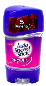 Дезодорант гелевый жен. "Lady Speed Stick" 65гр. PRO-5IN1