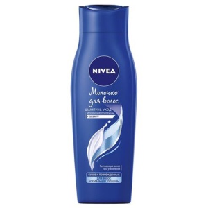 Шампунь "Nivea" 250мл, реставр. без утяж., с молочн. протеином