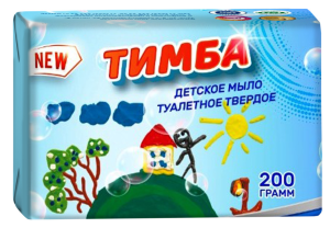 Мыло туалетное, детское "Тимба" 200гр.