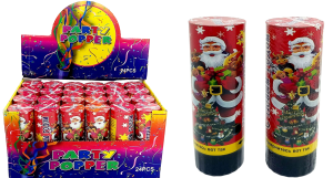 Хлопушка "Party Popper" 11см, 24шт (ЦЕНА ЗА 1ШТ)