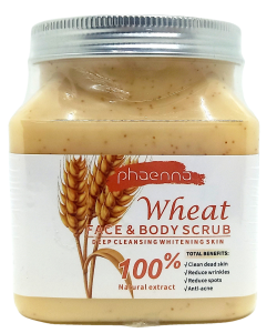 Скраб-Крем для тела и лица 350гр, "Phaenna" Wheat
