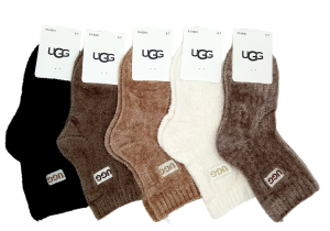 Носки дет. "UGG" возр. 5-7 (ЦЕНА ЗА 10ПАР) шерсть ламы, микс