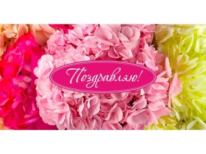 Конверт для денег /10шт Поздравляю! Яркие цвета, УФ-лак