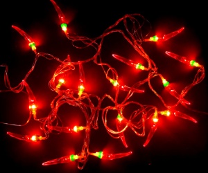 яяя Гирлянда 5м Перчик, 19LED, красный, белый провод