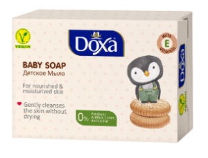 Мыло туалетное DOXA Детское 80 г, в кор.