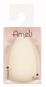 Спонж для макияжа яйцо 6*4см, "Ameli" в кор, подвес 