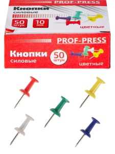 Кнопки силовые, 50шт в к/к