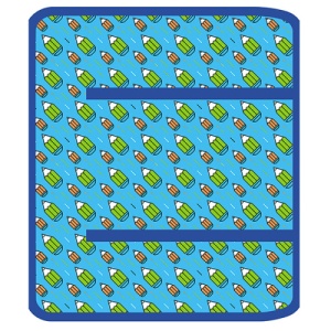 Папка для труда " Пчелка " А4 (325*230*25мм) ПТР-1 Карандаши, молния вокруг, с уголком, пластик