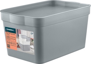 Ящик для хранения Keeplex Trendy 2,3 л 21х14х11см, цв. серый топаз