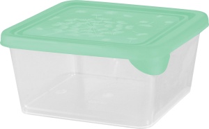 Контейнер для продуктов Sugar&Spice Delicate 0,45л, 11*11*5см, квадрат. эвкалипт	