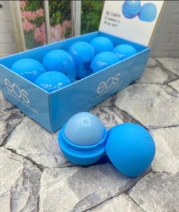 Бальзам для губ EOS, черника, 15гр, 8шт в уп., (цена за 1шт)