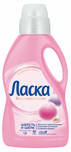 Гель для стирки деликатных тканей "Ласка" 1л., Шерсть и шелк