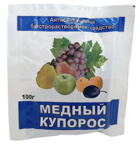 Средство Медный купорос антисептич., быстрораств. 100г
