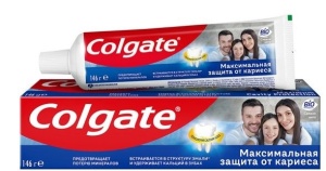 Зубная паста 146г, "Colgate" Максимальная защита от кариеса, свежая мята