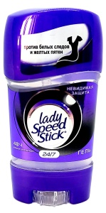 Дезодорант гелевый жен. "Lady Speed Stick" 65гр. невидимая защита