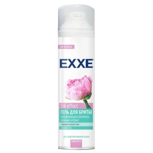 Гель для бритья женский 200мл "Exxe" ЧЗ ОСУ Sensitive Silk effect