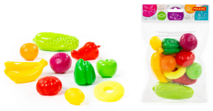 Игровой Набор продуктов ПОЛЕСЬЕ, №11 (10 эл.) 14*11*3см, в пакете